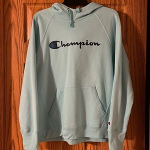 Champion hooded sweatshirt, size large